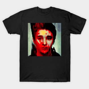 SOCIOPATH Creepy Dark Aesthetic Glitch Art T-Shirt